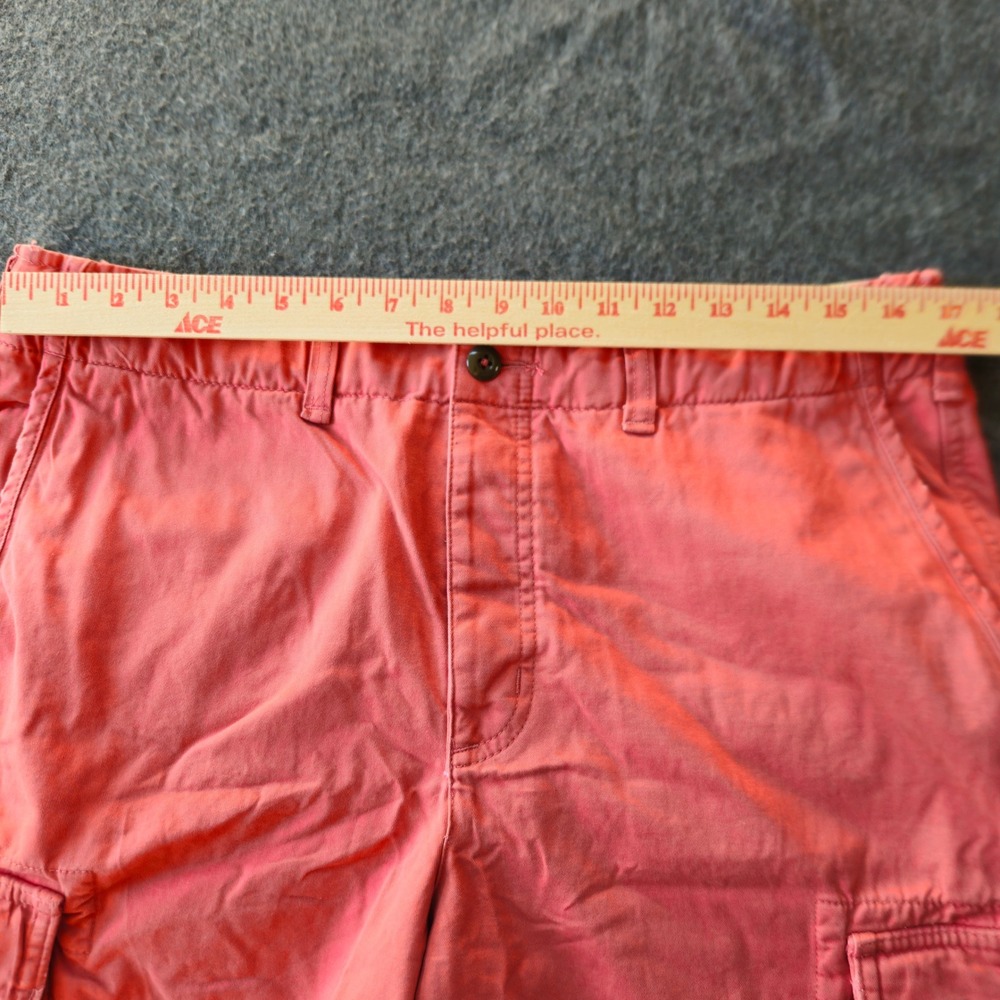 Y2K Abercrombie & Fitch Cargo Shorts Pink Sz 34 Military Utility Paratrooper NWT - Picture 4 of 14